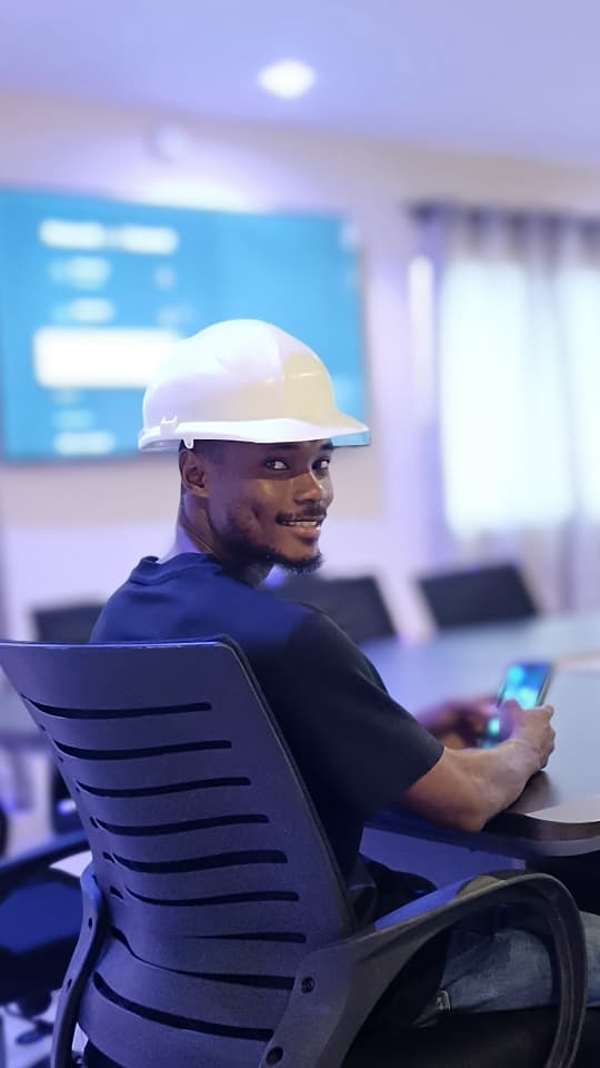 Technology team member during a technical briefing